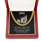 Papa | Your Loving Grandson | Cuban Chain - ALL4THEGIFTOFIT
