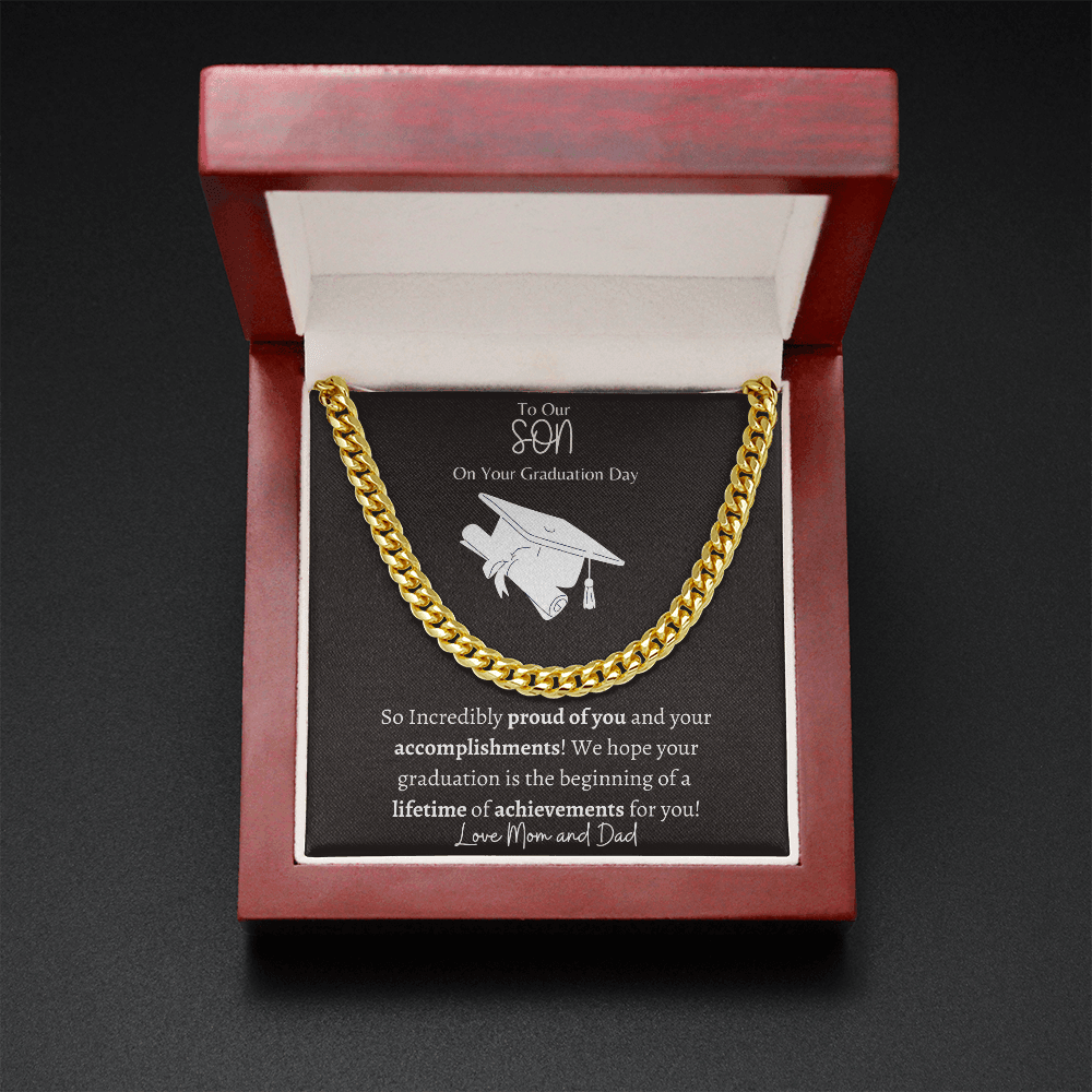 To Our Son On Your Graduation Day | Love Mom & Dad - ALL4THEGIFTOFIT
