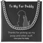 To My Fur Daddy | Love Your Fur Baby - ALL4THEGIFTOFIT