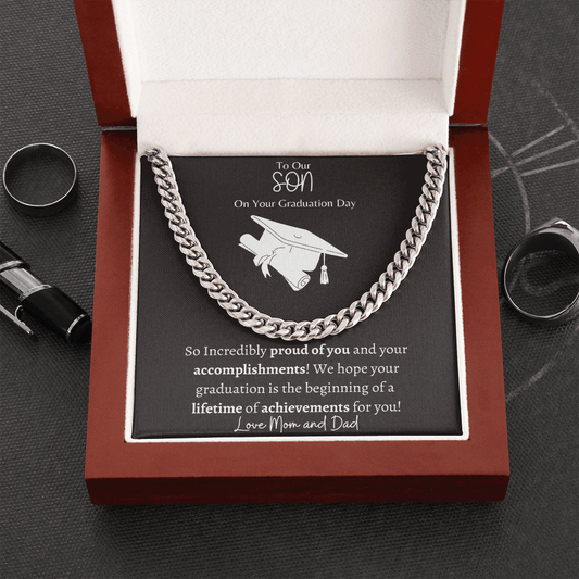 To Our Son On Your Graduation Day | Love Mom & Dad - ALL4THEGIFTOFIT