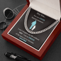 Hey Son.. | Love Dad | Cuban Link Chain - ALL4THEGIFTOFIT