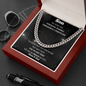 Son | We Are So Proud Of You | Mom & Dad | Cuban Link Chain - ALL4THEGIFTOFIT