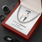 A Dad Is Someone You Look Up To | Cuban Link Chain - ALL4THEGIFTOFIT