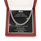 Son | We Are So Proud Of You | Mom & Dad | Cuban Link Chain - ALL4THEGIFTOFIT