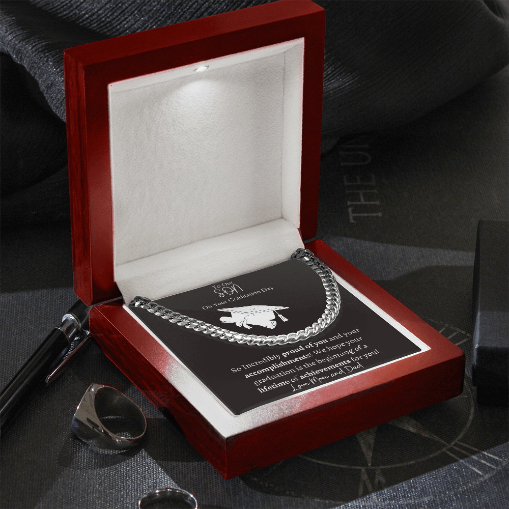 To Our Son On Your Graduation Day | Love Mom & Dad - ALL4THEGIFTOFIT