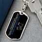 To My Amazing Friend | Love You Lots | Dog Tag Swivel Keychain - ALL4THEGIFTOFIT