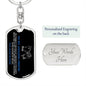 To My Amazing Friend | Love You Lots | Dog Tag Swivel Keychain - ALL4THEGIFTOFIT