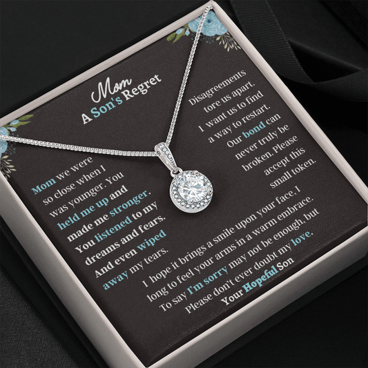 Mom A Son's Regret | Eternal Hope Necklace - ALL4THEGIFTOFIT