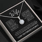 To My Wife (Black Card) | I Love You Forever & Always | Eternal Hope Necklace - ALL4THEGIFTOFIT