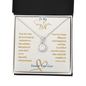 To My Sexy Better Half | Your Love Fills Me Up | Eternal Hope Necklace - Gift for Wife, Soulmate, Fiancée, Girlfriend - ALL4THEGIFTOFIT