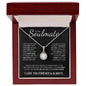 To My Soulmate (Black Card) | I Love You Forever & Always | Eternal Hope Necklace - Gift for Wife, Fiance, Girlfriend - ALL4THEGIFTOFIT