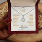 To My Sexy Better Half | Your Love Fills Me Up | Eternal Hope Necklace - Gift for Wife, Soulmate, Fiancée, Girlfriend - ALL4THEGIFTOFIT