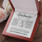 To My Soulmate | I Love You Forever & Always | Eternal Hope Necklace - Gift for Wife, Fiance, Girlfriend - ALL4THEGIFTOFIT