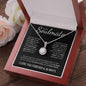 To My Soulmate (Black Card) | I Love You Forever & Always | Eternal Hope Necklace - Gift for Wife, Fiance, Girlfriend - ALL4THEGIFTOFIT