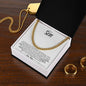 To My Son | I Love You Forever & Always (Cuban Link Chain) - ALL4THEGIFTOFIT