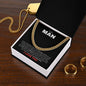 To My Man | Love Made Us Forever | Cuban Link Chain - Gift for Husband, Fiance, Boyfriend - ALL4THEGIFTOFIT