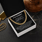 I'm Sorry - Please Forgive Me | Cuban Link Chain - Gift for Husband, Soulmate, My Man, Fiancé, Boyfriend - ALL4THEGIFTOFIT