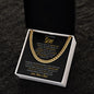 To Our Amazing Son | You are Always in Our Heart - Love Mom & Dad | Cuban Link Chain - ALL4THEGIFTOFIT