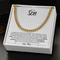 To My Son | I Love You Forever & Always (Cuban Link Chain) - ALL4THEGIFTOFIT