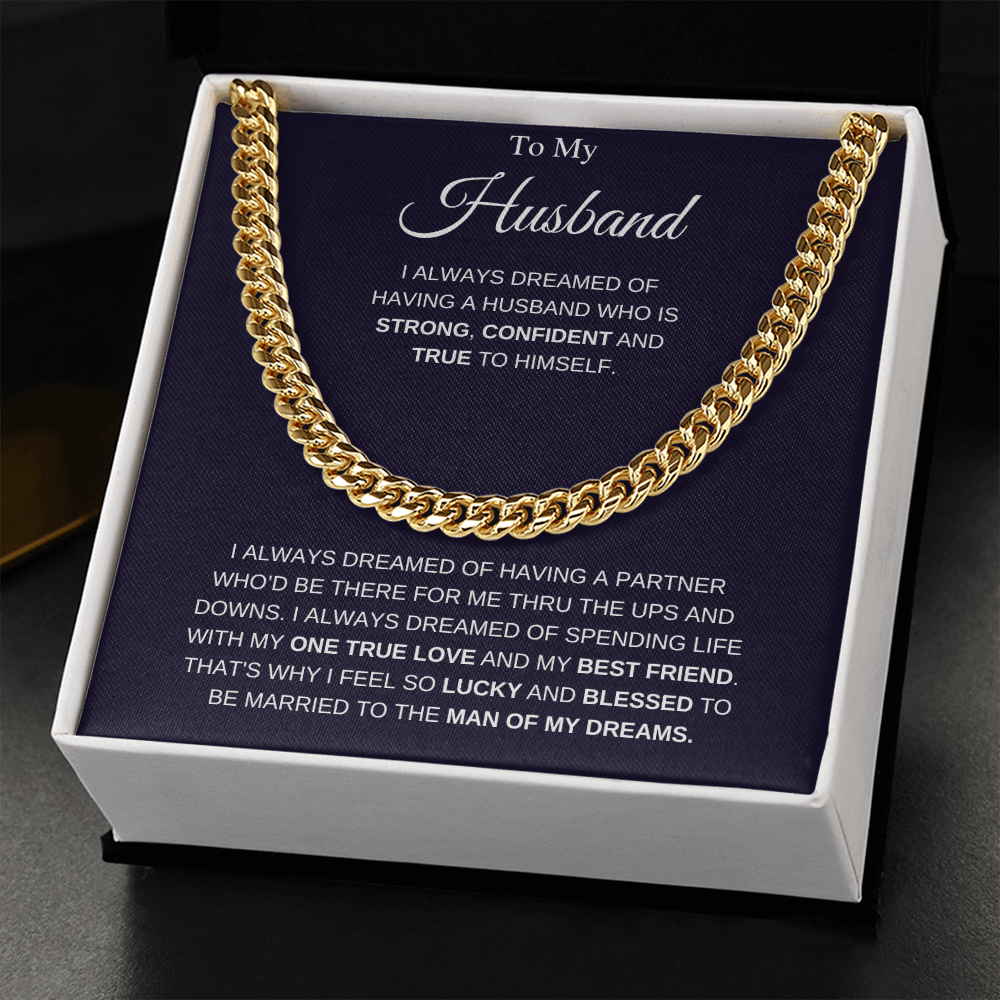 To My Husband - The Man of My Dreams - ALL4THEGIFTOFIT