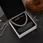 to My Soulmate | Through My Eyes | Cuban Link Chain - Gift for Husband, Fiancé, Boyfriend, Birthday, Anniversary - ALL4THEGIFTOFIT