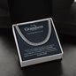 To My Grandson | Never Forget That I Love You | Cuban Link Chain - ALL4THEGIFTOFIT