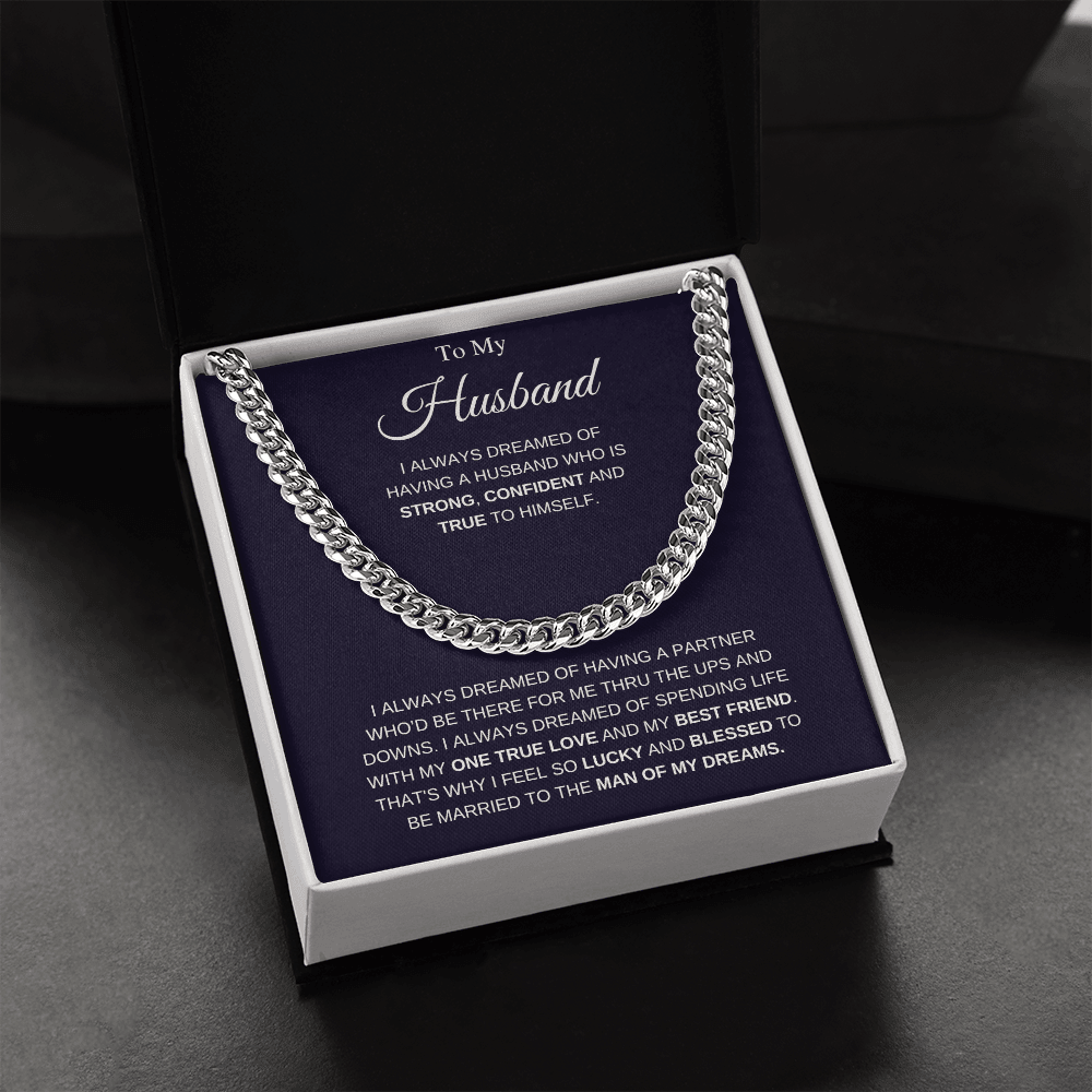 To My Husband - The Man of My Dreams - ALL4THEGIFTOFIT