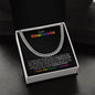 to My Soulmate | Through My Eyes | Cuban Link Chain - Gift for Husband, Fiancé, Boyfriend, Birthday, Anniversary - ALL4THEGIFTOFIT