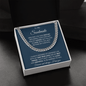 To My Soulmate | My One True Love | Cuban Link Chain - Gift for Husband, Fiance, My Man - ALL4THEGIFTOFIT