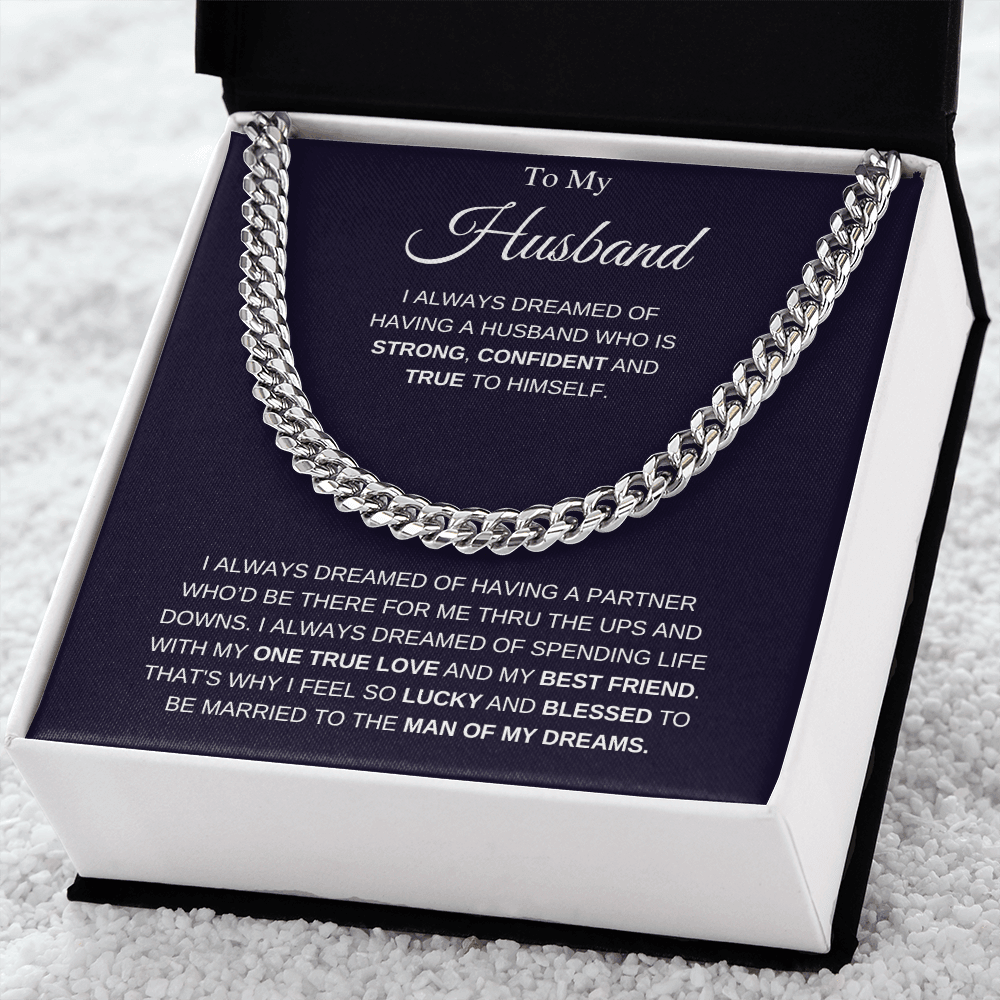 To My Husband - The Man of My Dreams - ALL4THEGIFTOFIT
