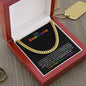 to My Soulmate | Through My Eyes | Cuban Link Chain - Gift for Husband, Fiancé, Boyfriend, Birthday, Anniversary - ALL4THEGIFTOFIT