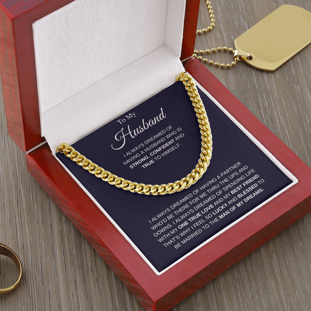 To My Husband - The Man of My Dreams - ALL4THEGIFTOFIT