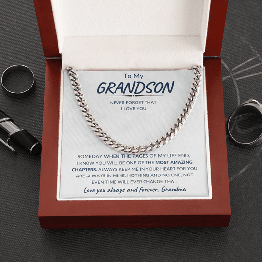To My GRANDSON | Love You Always & Forever, Grandma - ALL4THEGIFTOFIT
