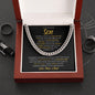 To Our Amazing Son | You are Always in Our Heart - Love Mom & Dad | Cuban Link Chain - ALL4THEGIFTOFIT