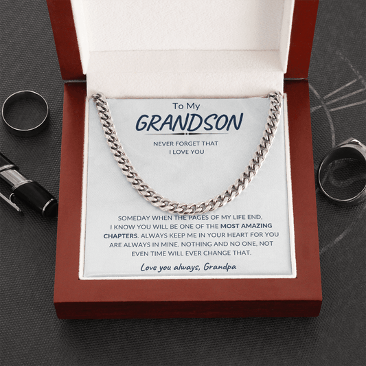 To My GRANDSON | Never Forget That I Love You - ALL4THEGIFTOFIT
