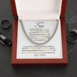 To My Amazing Son | I am so Proud of you - Love Mom | Cuban Link Chain - ALL4THEGIFTOFIT