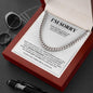 I'm I'm Sorry | I was a Fool | Cuban Link Chain - Gift for Husband, My Man, Soulmate, Fiancé, Boyfriend - ALL4THEGIFTOFIT