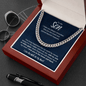 To My Son | Cuban Link Chain - ALL4THEGIFTOFIT