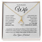 To My Beautiful Wife | Forever My Queen | Alluring Beauty Necklace - Gift for Soulmate - ALL4THEGIFTOFIT