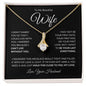 To My Beautiful Wife | Can't Live Without You | Alluring Beauty Necklace - Gift for Soulmate - ALL4THEGIFTOFIT