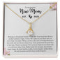 To An Amazing New Mom - Rewarding Blessing | Love Knot Necklace - Gift for Mother's Day, First Time Moms, Baby Shower Gift - ALL4THEGIFTOFIT