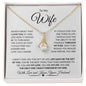 To My Wife | Through My Eyes | Alluring Beauty Necklace - Gift for Soulmate, Birthday, Anniversary - ALL4THEGIFTOFIT