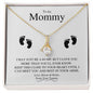 To My Mommy | Close To Your Heart | Alluring Beauty Necklace - Gift for Wife, Soulmate, Fiancée, Girlfriend - ALL4THEGIFTOFIT
