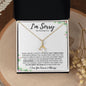 I'm Sorry - For Hurting You | I Was a Fool | Alluring Beauty Necklace - Gift for Wife, Soulmate, Fiancée, Girlfriend - ALL4THEGIFTOFIT