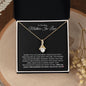 To The Best Mother-In-Law | Lucky and Blessed (Son-In-Law) | Alluring Beauty Necklace - Gift for Mother's Day, Wedding, Birthday, Holidays - ALL4THEGIFTOFIT