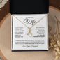 To My Beautiful Wife | Forever My Queen | Alluring Beauty Necklace - Gift for Soulmate - ALL4THEGIFTOFIT