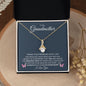 To My Grandmother | Always In Your Heart | Alluring Beauty Necklace - Gift for Mother's Day, Birthday, Holidays - ALL4THEGIFTOFIT