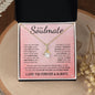 To My Soulmate | My Love & My Best Friend | Alluring Beauty Necklace - Gift for Wife, Fiance, Girlfriend - ALL4THEGIFTOFIT
