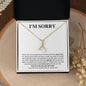 I'm Sorry | You are My One and Only | Alluring Beauty Necklace - Gift for Wife, Soulmate, Fiancée Girlfriend - ALL4THEGIFTOFIT