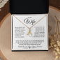 To My Wife | Through My Eyes | Alluring Beauty Necklace - Gift for Soulmate, Birthday, Anniversary - ALL4THEGIFTOFIT